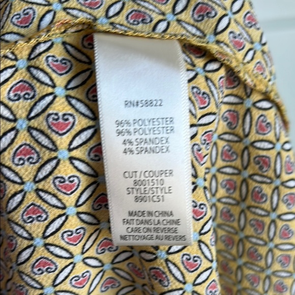 Max Studio Yellow Heart Ruffle Midi Wrap Sleeveless Dress | Medium - Picture 6 of 8